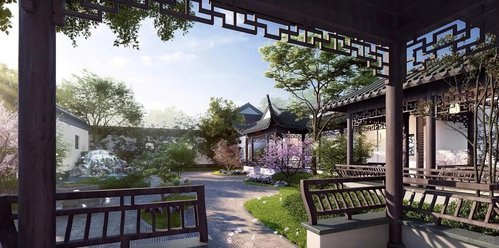 Thiết kế sân vườn biệt phủ đẳng cấp - zions
